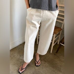 Le Bon Shoppe Arc Pants in Naturel